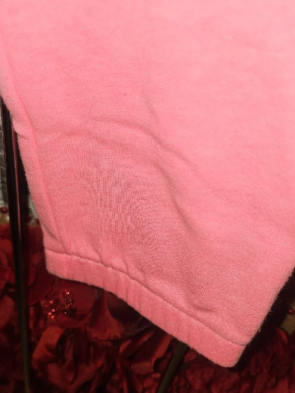 Justice Pink Sweatpants with Glitter 